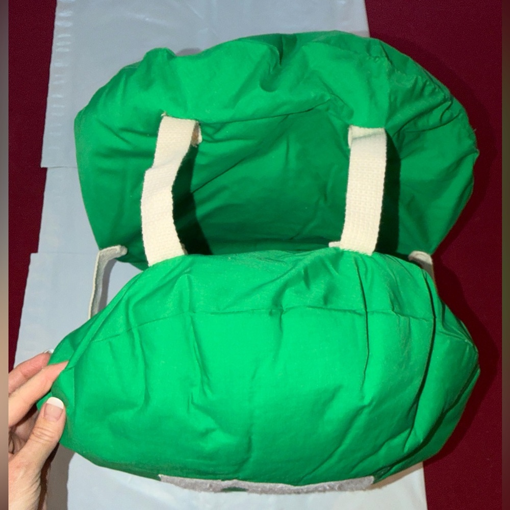Green M&M Costume Toddler Or Child Size Pullover Candy Pillows Handmade VINTAGE - Picture 2 of 13